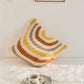Housse de coussin en microfibre, motifs bohème