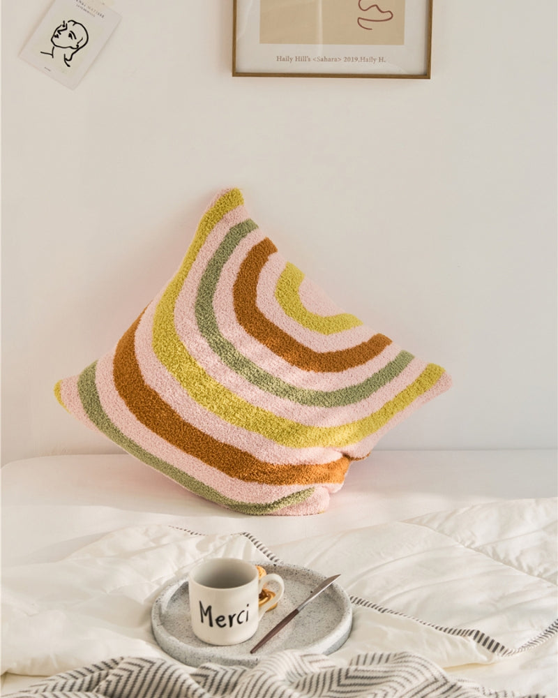 Housse de coussin en microfibre, motifs bohème