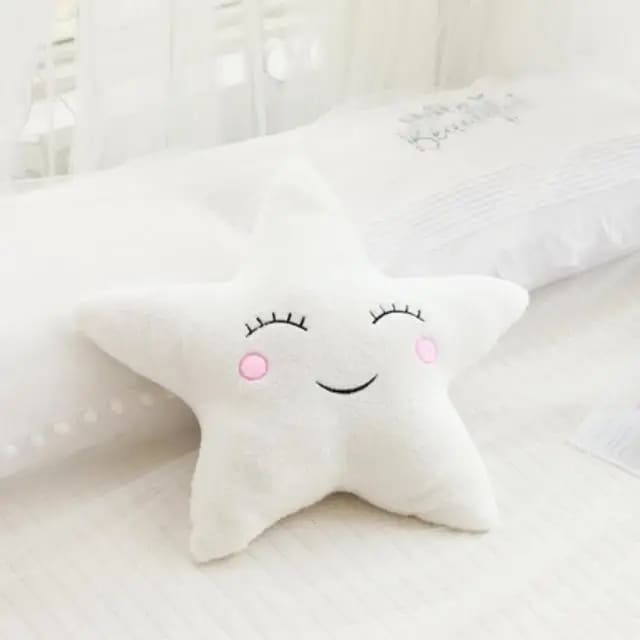 Coussin étoile moelleux, accessoire de lit pour enfant