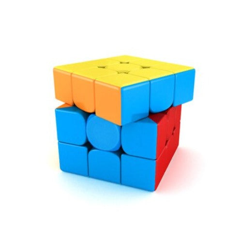 Cube 3x3 en perspective, montrant sa structure