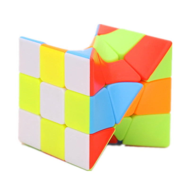 Cube torsion partiellement résolu, montrant sa complexité