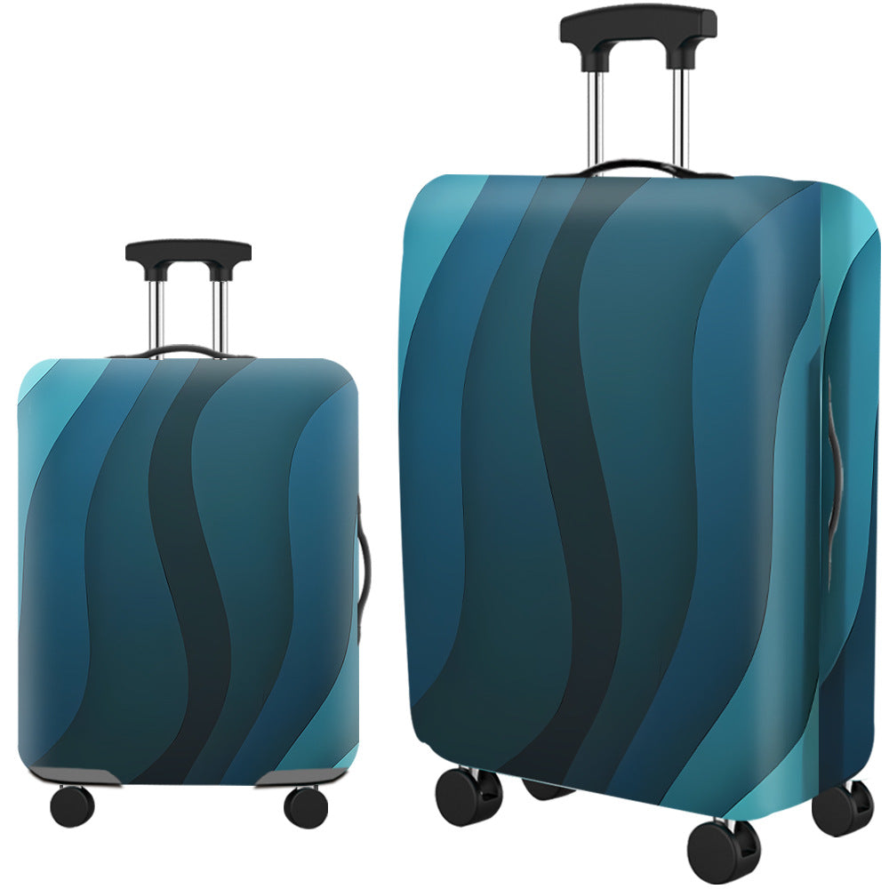 Housse de valise en Lycra imperméable sur bagage rigide