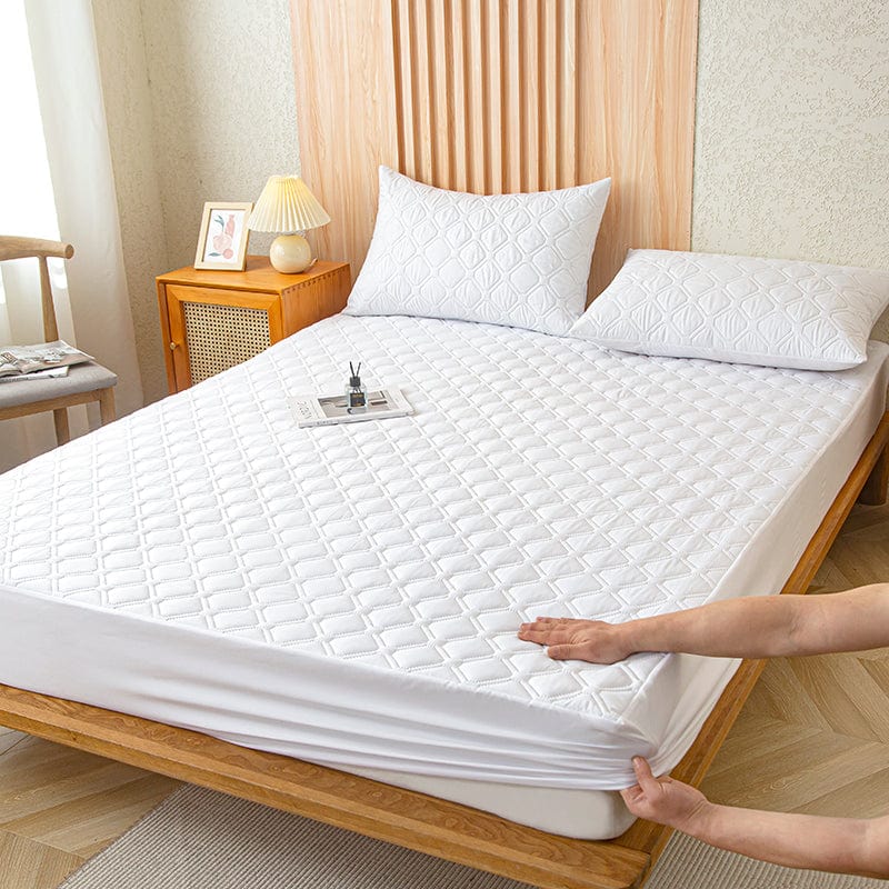 Drap housse ajusté sur un matelas