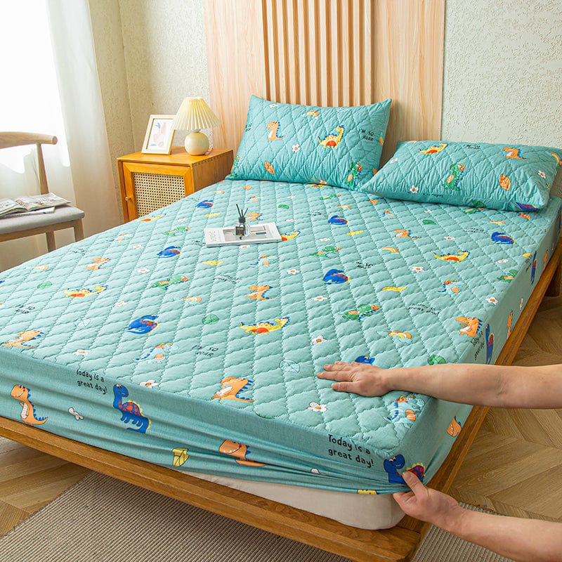 Drap housse imperméable montrant sa résistance aux liquides