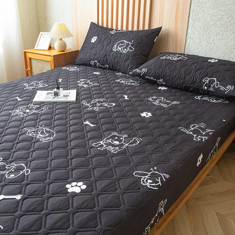 Gros plan sur la texture douce du drap housse