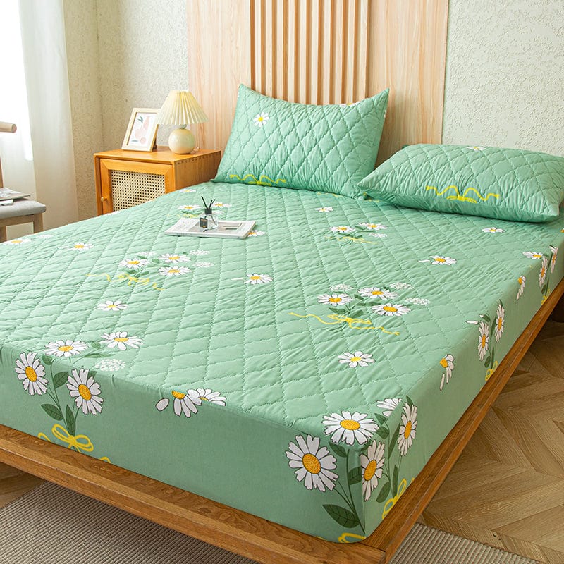 Gros plan sur la texture douce du drap housse