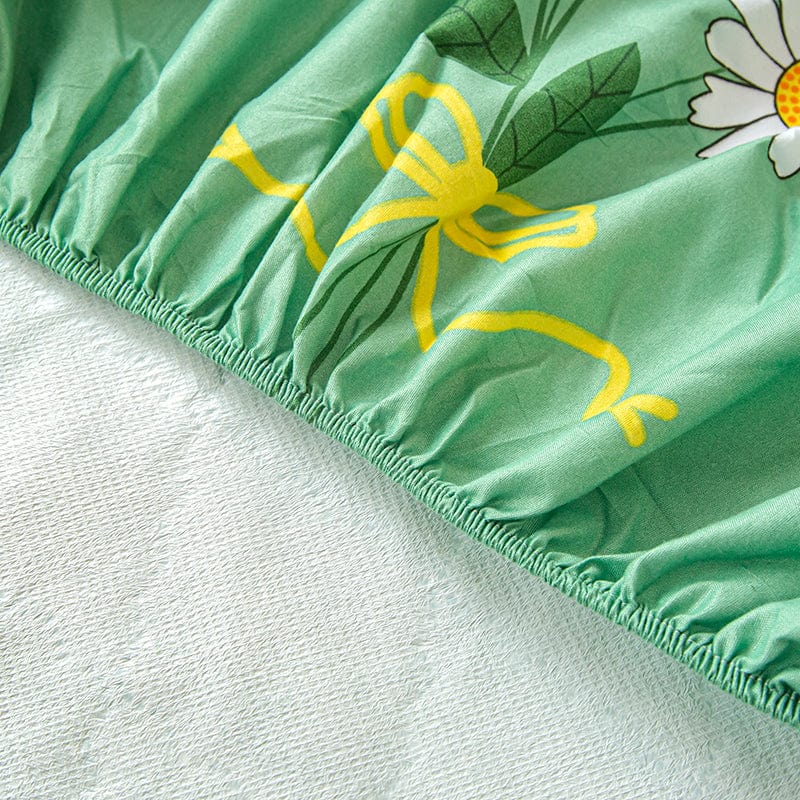Détail des coins élastiques du drap housse imperméable