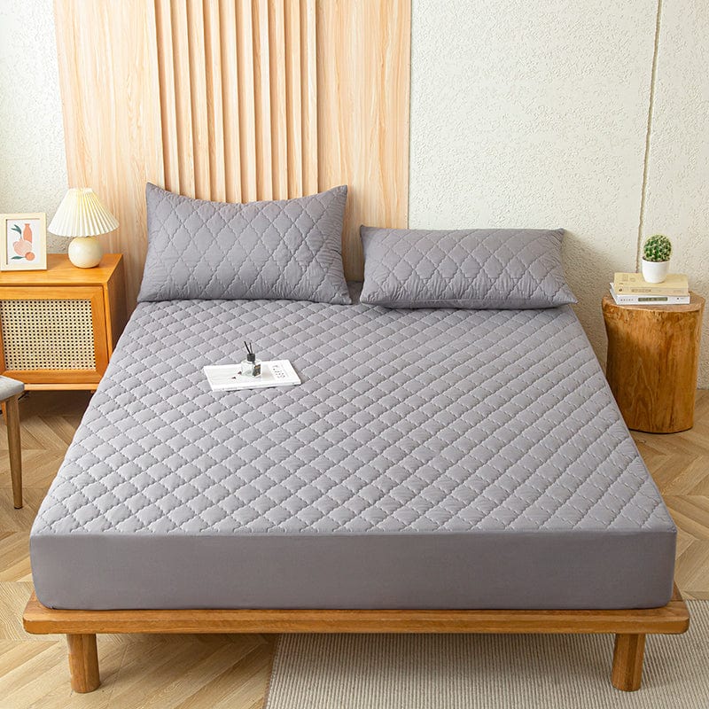 Détail des coutures renforcées du drap housse imperméable