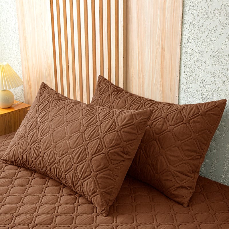 Zoom sur la surface imperméable du drap housse