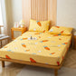 Drap housse imperméable posé sur un matelas, vue de côté