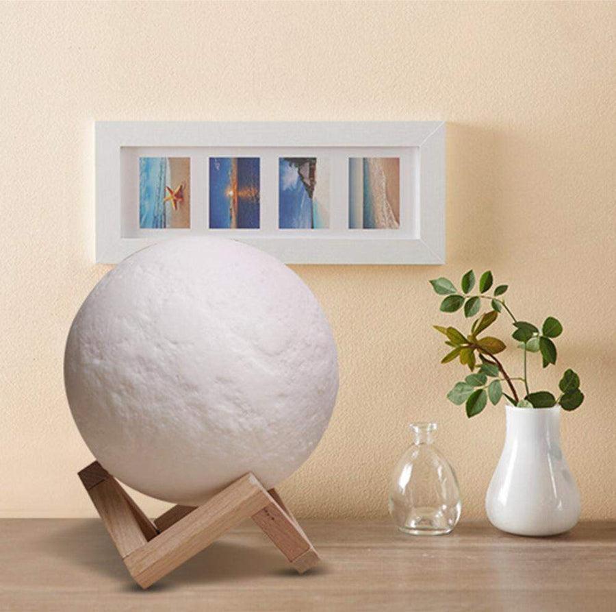 Lampe lune 3D avec éclairage modulable tactile