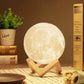 Lampe lune 3D avec variations de couleur et intensité