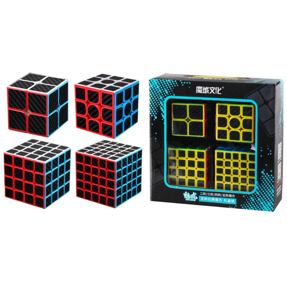 Support transparent pour cube, avec boîte en arrière-plan