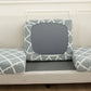 Gros plan sur tissu doux et extensible de la housse
