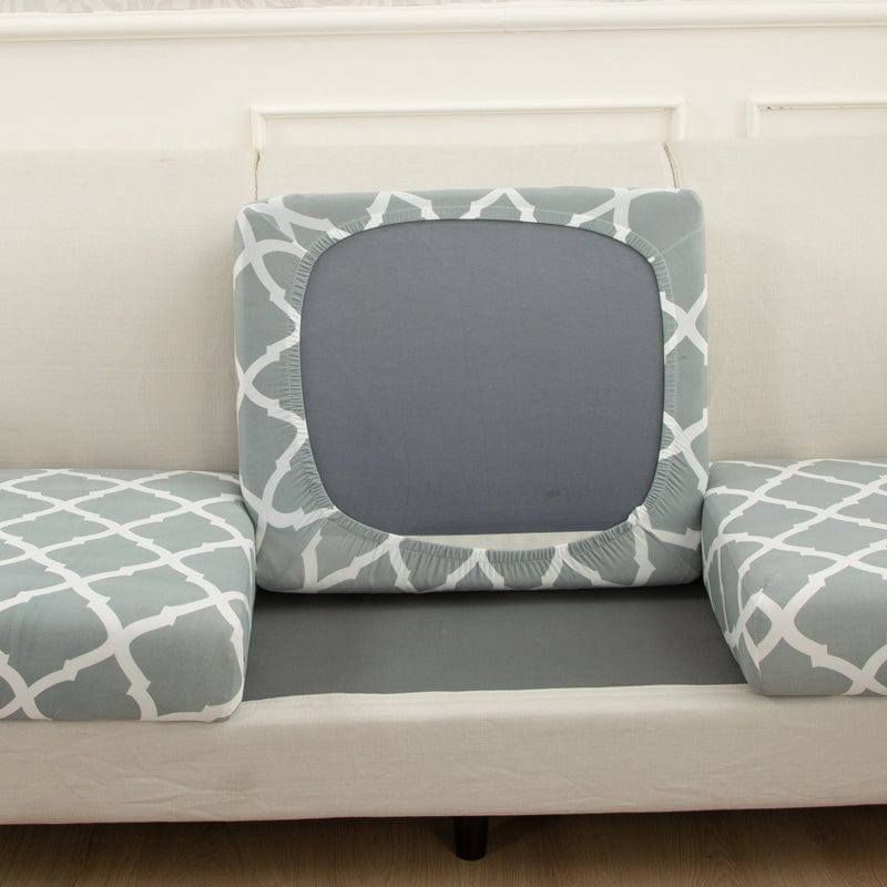 Gros plan sur tissu doux et extensible de la housse
