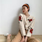 Mannequin portant le gilet avec pantalon taille haute