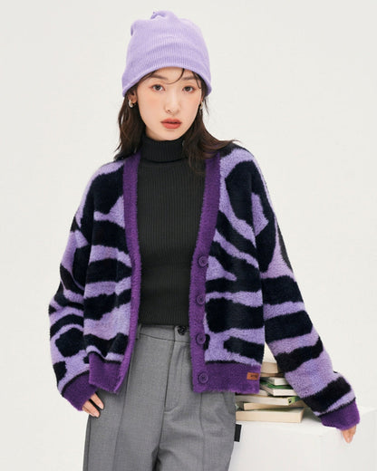 Gilet en sherpa, combinaison unique de couleurs