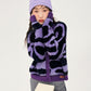 Gilet tricolore sur mannequin, col V bien visible