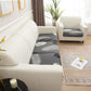 Housse de coussin grise, protection contre taches et usure