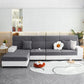 Housse polaire grise, ajustement parfait sur coussin