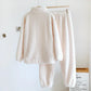 Pyjama blanc Pilou Pilou pour femme avec poches avant