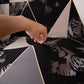 Housse de canapé extensible ajustée sur un canapé d'angle