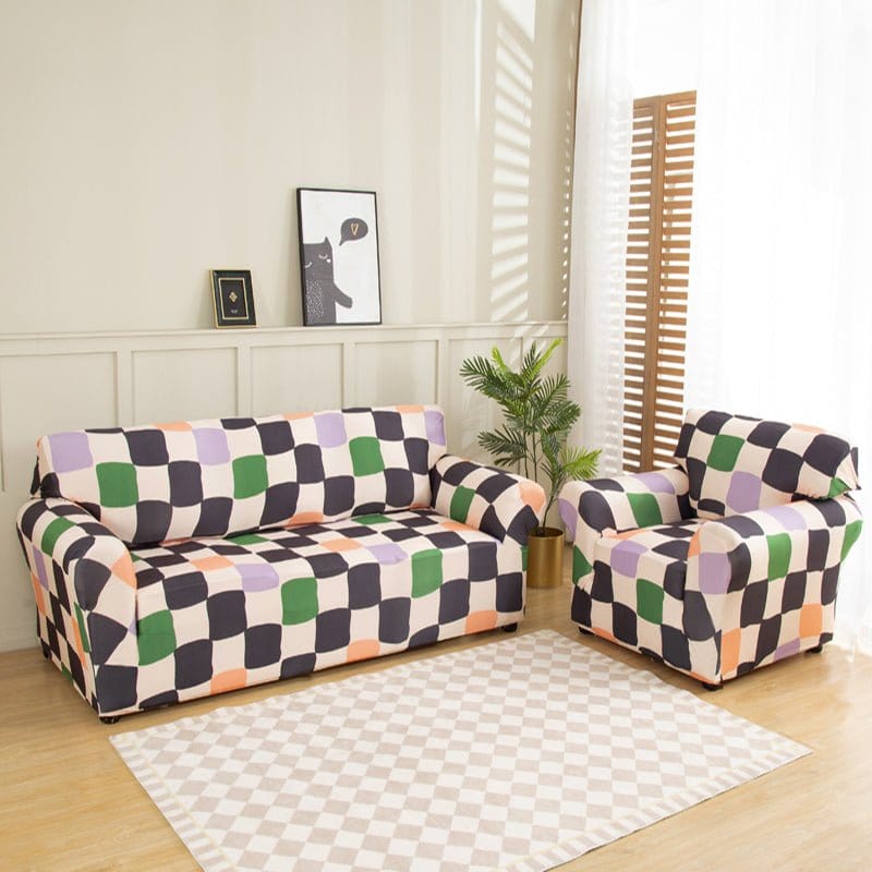 Vue rapprochée du tissu extensible et doux de la housse
