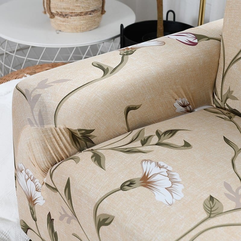 Vue détaillée de la texture extensible du tissu