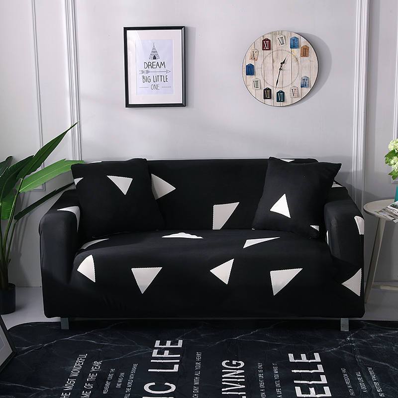 Housse extensible ajustée sur canapé, protection contre l'usure
