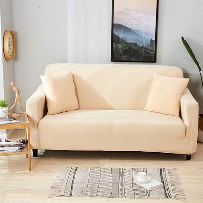 Housse extensible adaptée à divers types de canapés