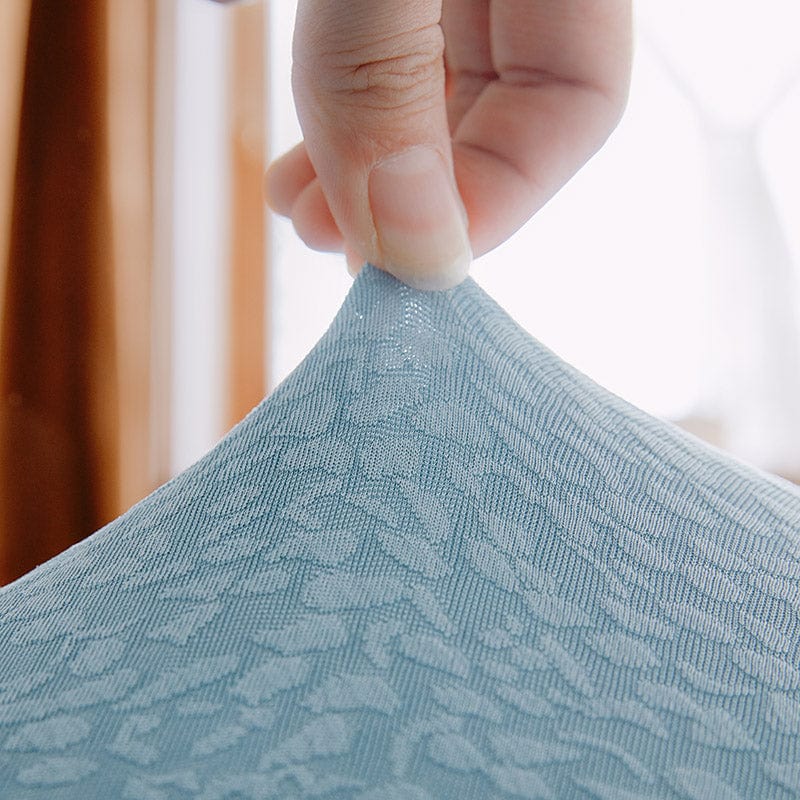 Détail de la texture douce et extensible du tissu