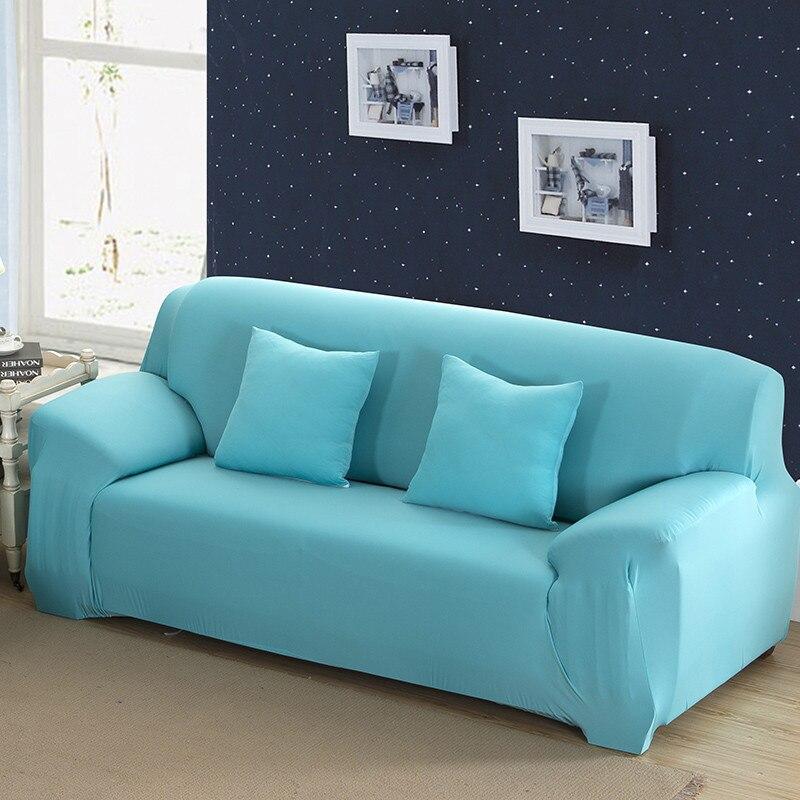 Détail du tissu extensible bleu ciel en gros plan