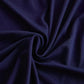 Texture douce et extensible de la housse bleue