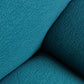 Gros plan sur le tissu jacquard déperlant bleu