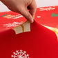 Housse extensible dorée sur canapé droit, vue de face