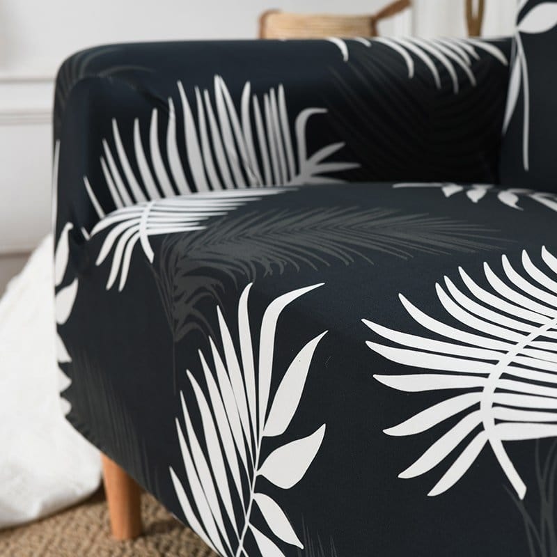 Détail du motif jacquard sur la housse résistante aux liquides