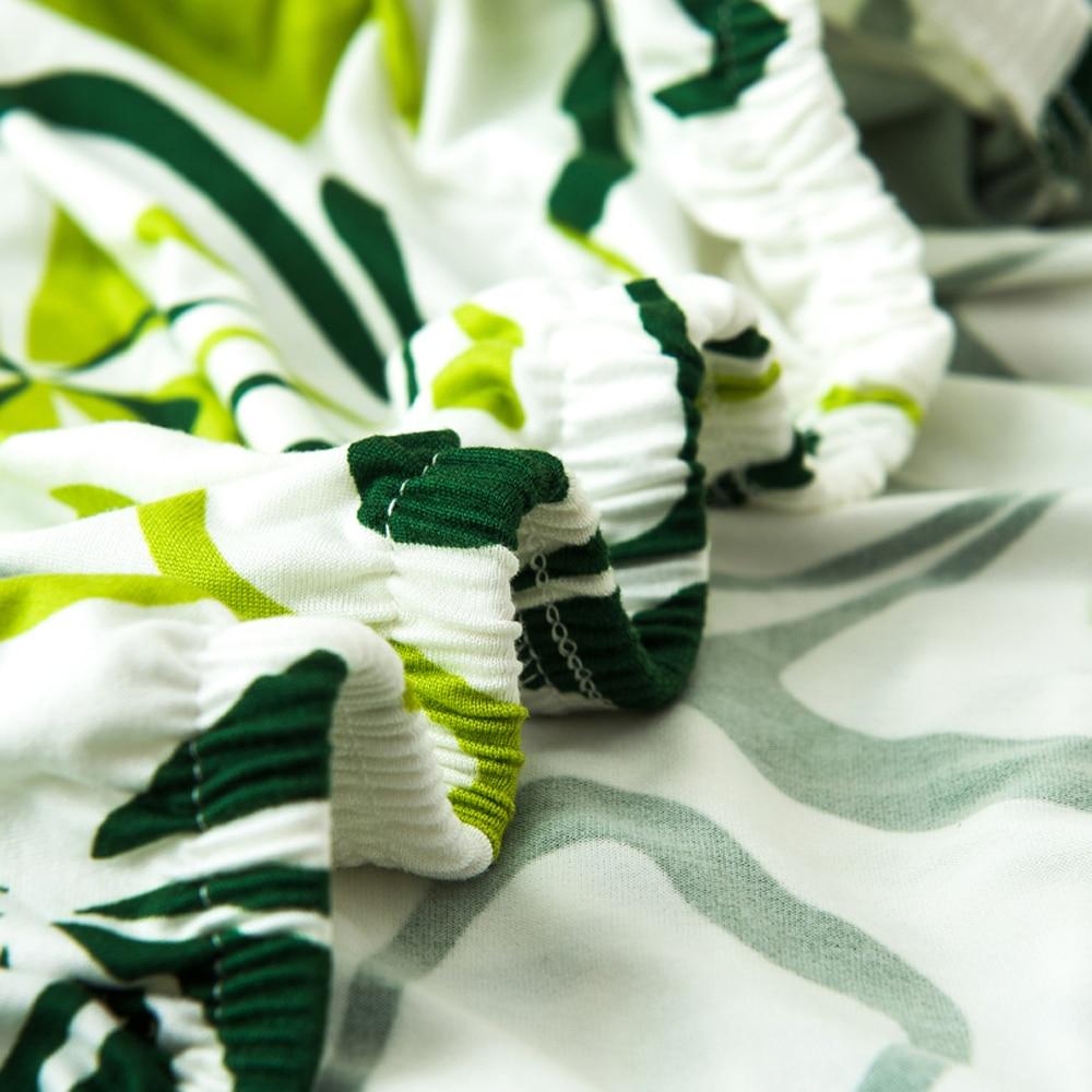 Zoom sur le tissu vert anti-taches de la housse