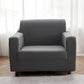Housse installée sur un fauteuil, ambiance salon