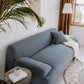 Gros plan sur le tissu jacquard déperlant gris