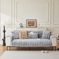 Texture luxueuse de la housse en fausse fourrure grise