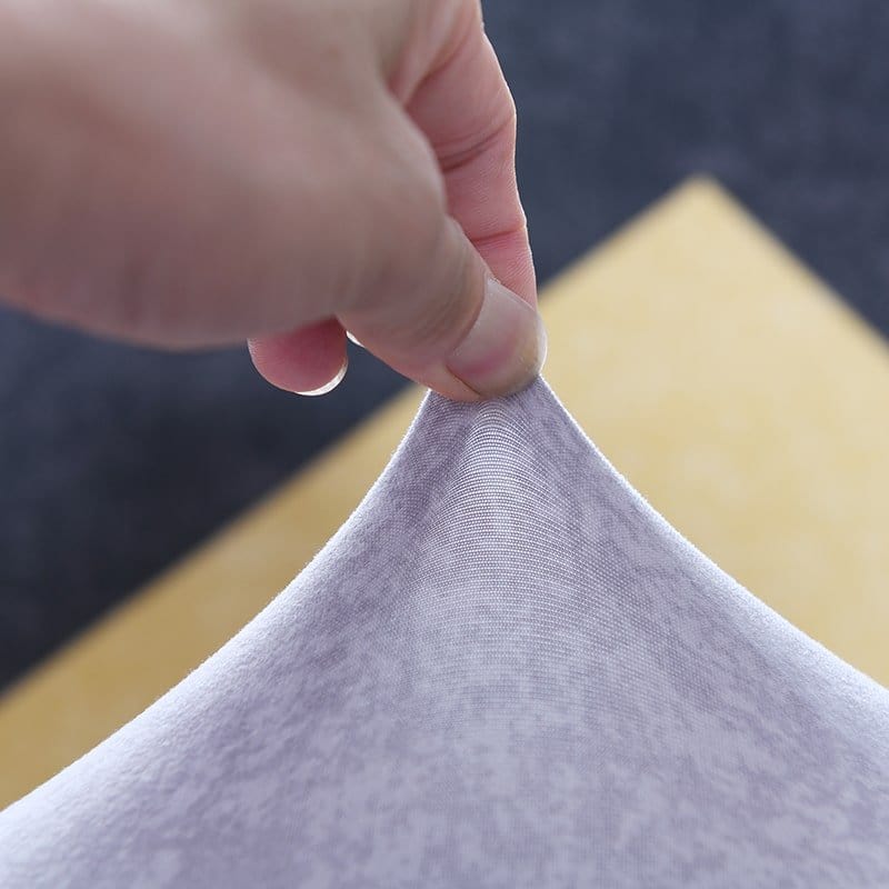Gros plan sur le tissu jacquard déperlant, texture et motif visibles