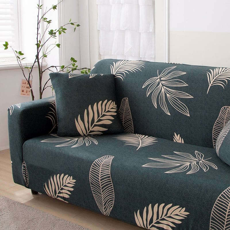 Housse de canapé lavable en machine, couleur bleu marine