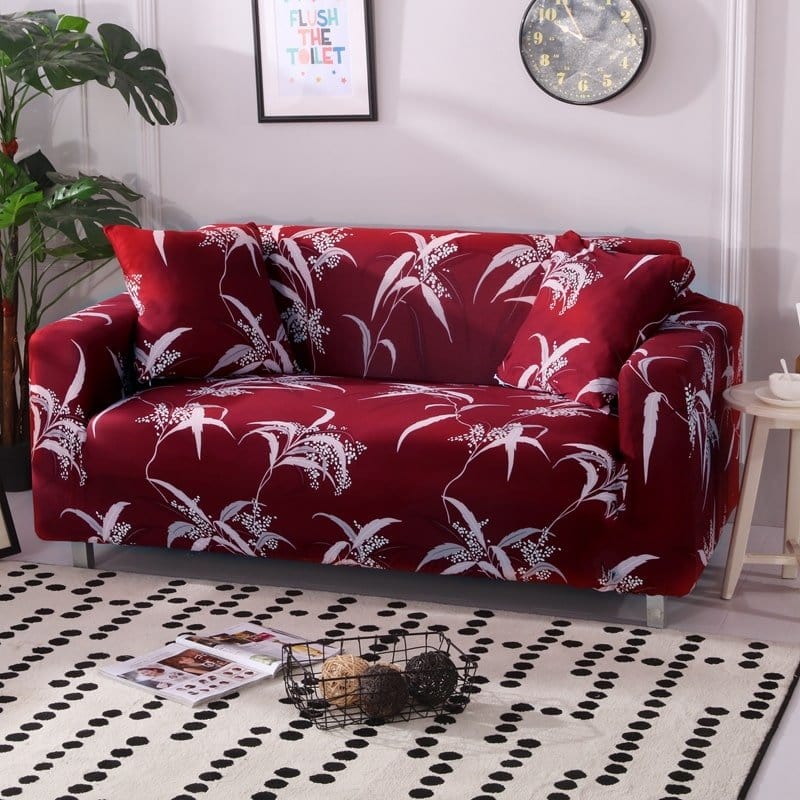 Détail du tissu lilas extensible, montrant sa texture et élasticité