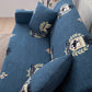 Housse en jacquard après plusieurs lavages, toujours intacte