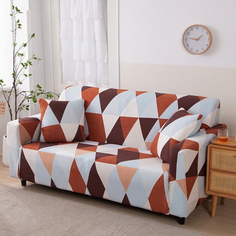 Gros plan sur le tissu jacquard déperlant beige