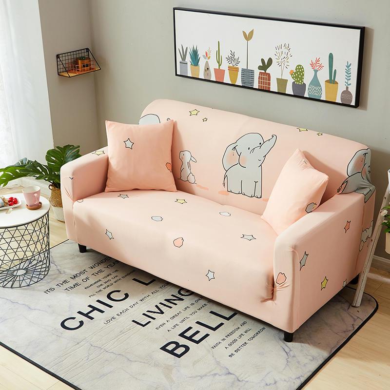 Housse extensible s'adaptant sans plis à un canapé