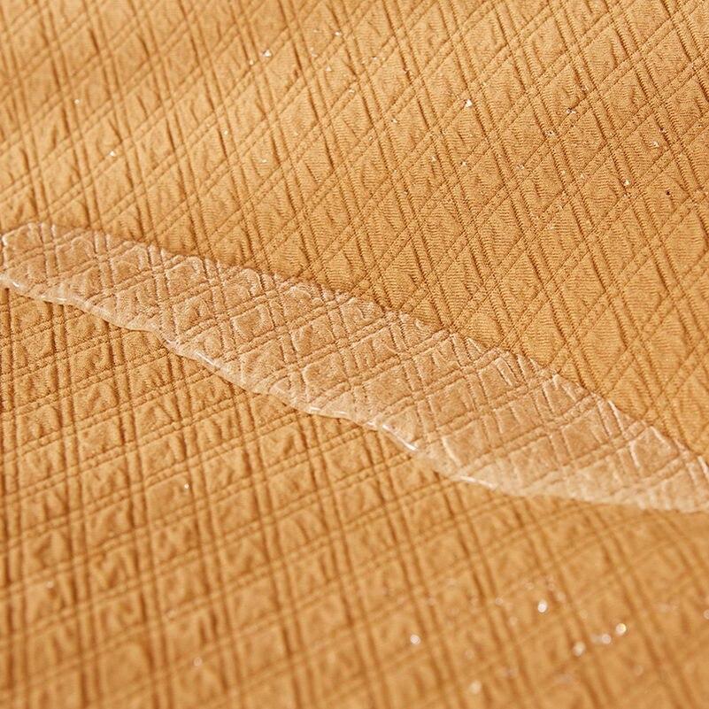 Housse de canapé orange en jacquard déperlant vue de face