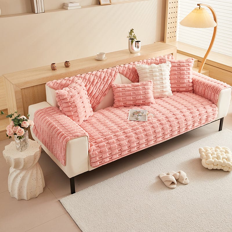 Zoom sur la fausse fourrure ultra douce et moelleuse