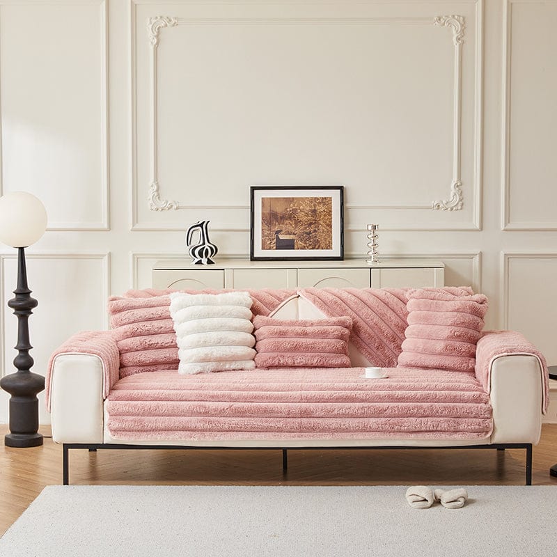 Texture de la fausse fourrure, focus sur la douceur