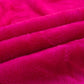 Housse de canapé rose en velours extensible, vue de face